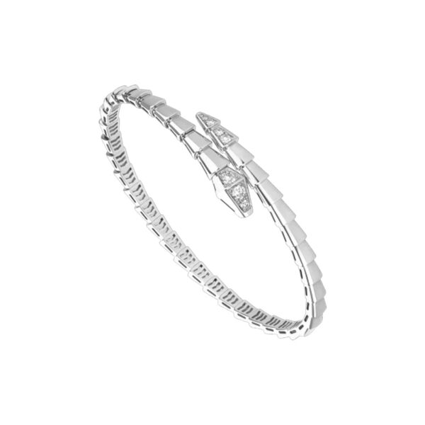 Bob snake Reese white gold bracelet