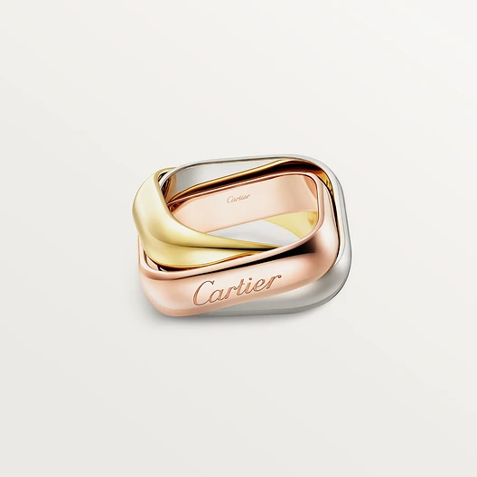 Trinity cushion ring. large model