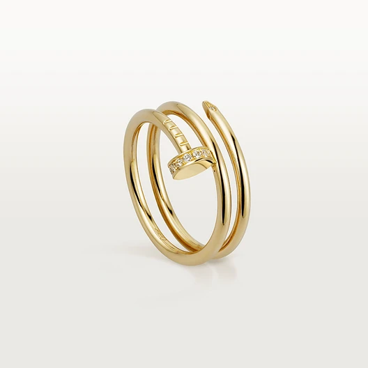 Juste un Clou ring. double. diamonds